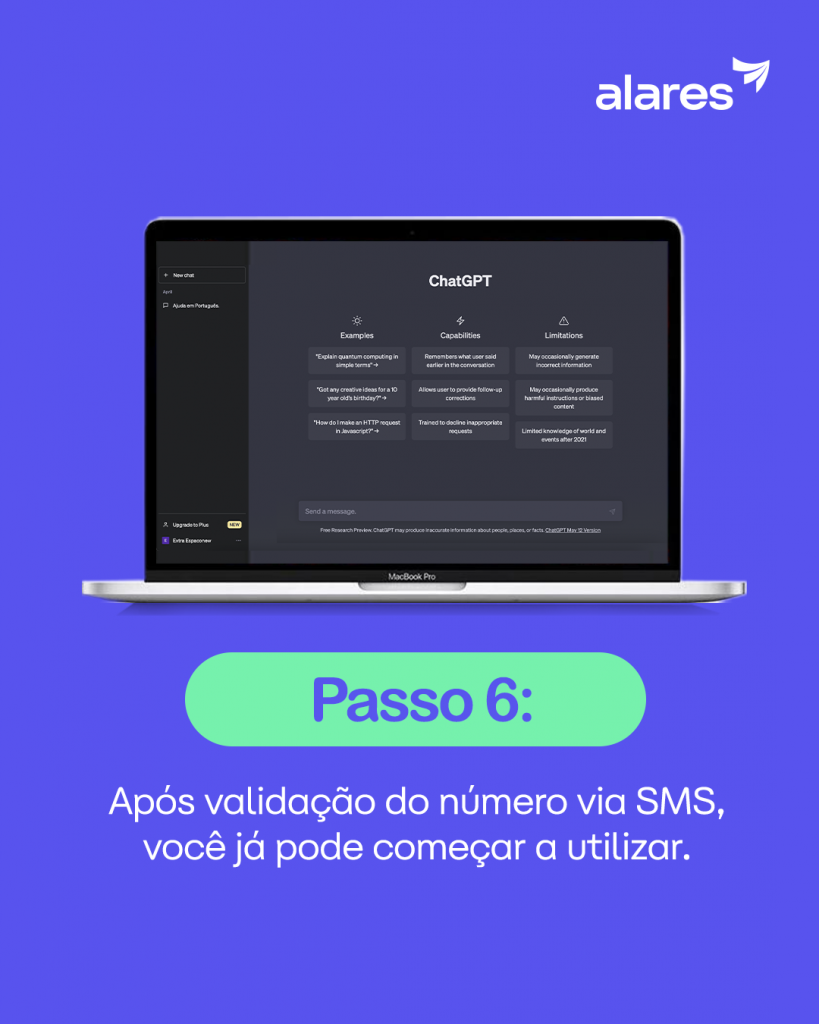 Acesso Chatgpt Passo 6
