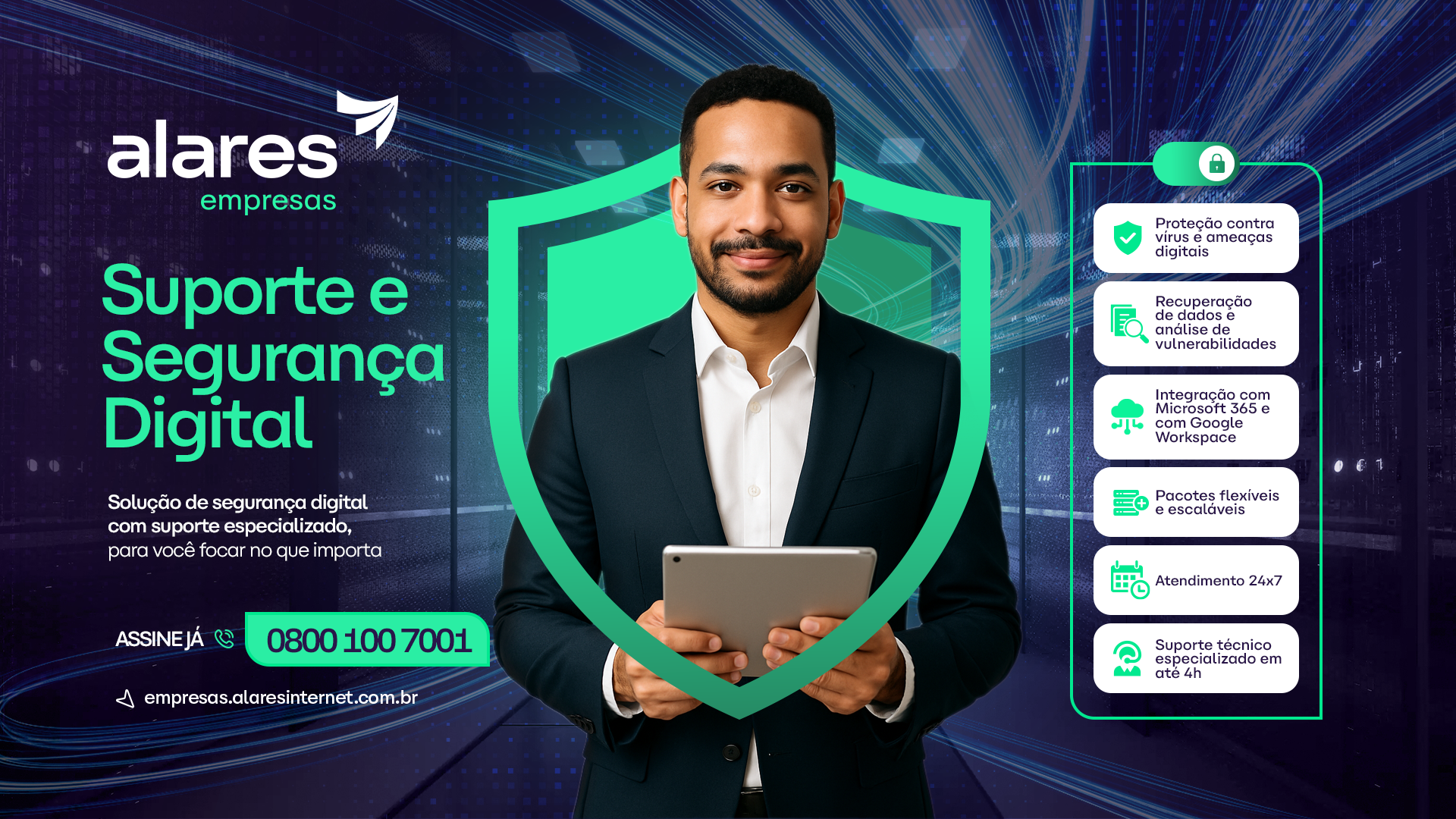Alares lança solução de Suporte e Segurança Digital para garantir proteção e continuidade dos negócios