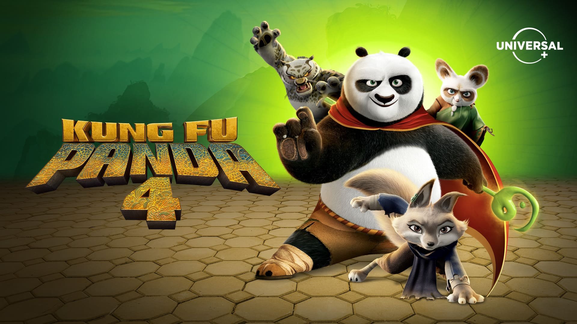 Banner do filme do Kung Fu Panda 4